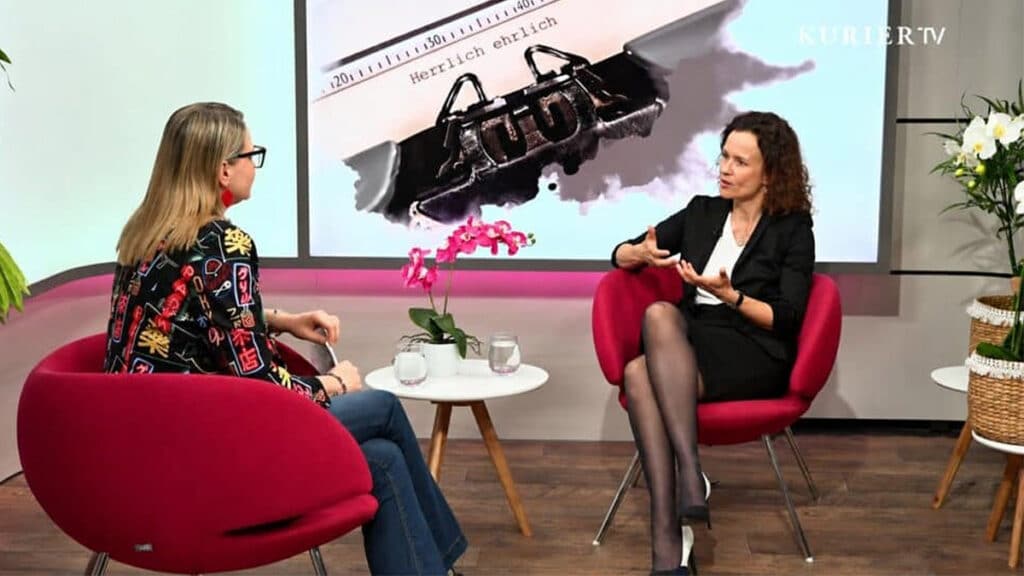 Martina Stilp in der Reihe „Herrlich ehrlich"- © KURIER-TV